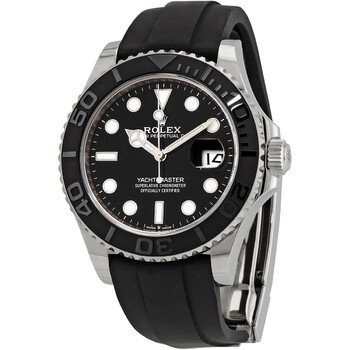 Pre-owned Rolex Yacht-Master Black Dial Men's Watch 226659-0002