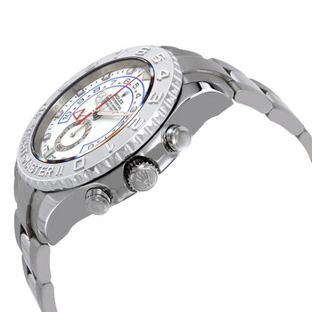 Pre-owned Rolex Yacht-Master Ii White Dial Men's Watch 116689-0002