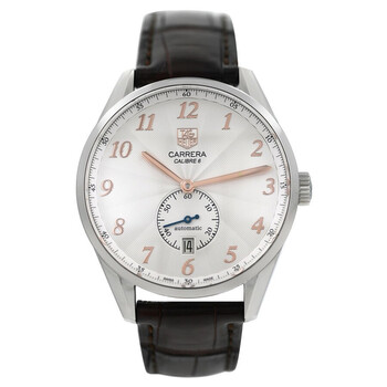 Pre-owned Tag Heuer Carrera Heritage Silver Dial Men's Watch WAS2112.FC6181