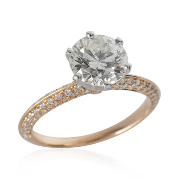 Pre-Owned Tiffany & Co. 1.74 ct Round Brilliant Diamond Tiffany Setting Engagement Ring