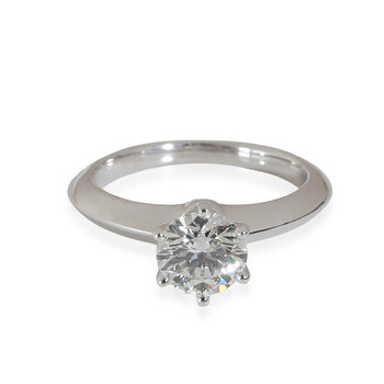 Pre-Owned Tiffany & Co. Solitaire Diamond Engagement Ring in Platinum F VS1 0.9 CTW 140910 Pre-Owned Tiffany & Co. Solitaire Diamond Engagement Ring in Platinum F VS1 0.9 CTW 140910