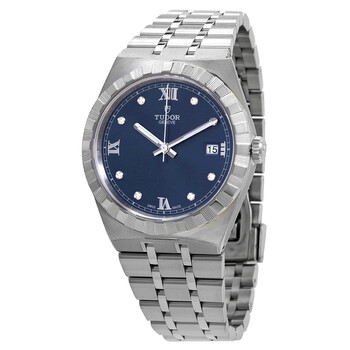 Pre-owned Tudor Royal Automatic Diamond Blue Dial 38 mm Watch M28500-0006 Pre-owned Tudor Royal Automatic Diamond Blue Dial 38 mm Watch M28500-0006