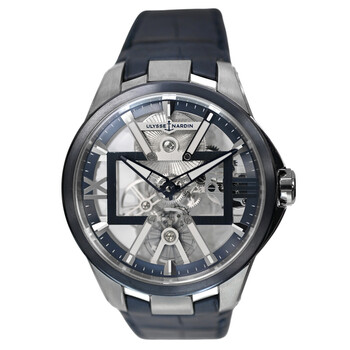 Pre-owned Ulysse Nardin Blast Skeleton X Transparent Dial Men's Watch 3713-260/03 Pre-owned Ulysse Nardin Blast Skeleton X Transparent Dial Men's Watch 3713-260/03