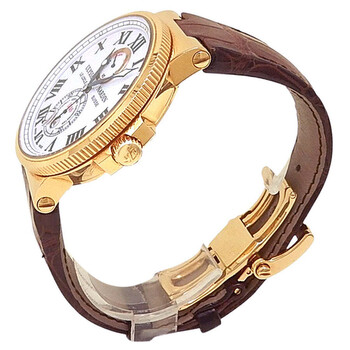 Pre-owned Ulysse Nardin Maxi Marine Chronometer White Dial Men's Watch 266-67/40