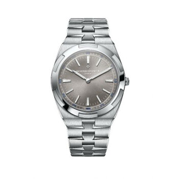 Pre-owned Vacheron Constantin Overseas Grey Sunburst Dial Men's Watch 2000V/120G-B122
