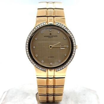 Pre-owned Vacheron Constantin Phidias Automatic Diamond Champagne Dial Unisex Watch 48510/967J