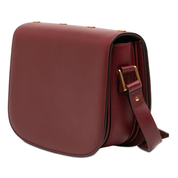 Pre-owned Valentino VLogo Embellished Leather Crossbody CGEIKU5ABHTLFODD