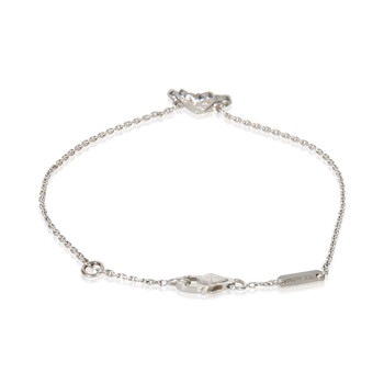Pre-Owned Van Cleef & Arpels White Gold Diamond Mini Model Frivole Bracelet