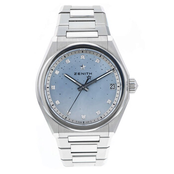 Pre-owned Zenith Defy Automatic Diamond Men's Watch 03.9200.670/03