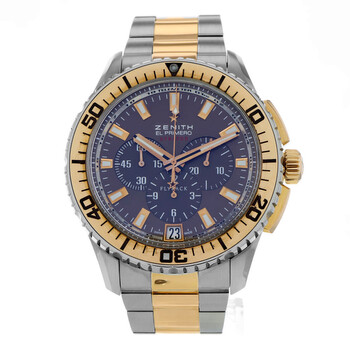 Pre-owned Zenith El Primero Stratos Flyback Chronograph Automatic Brown Dial Men's Watch 51.2061.405