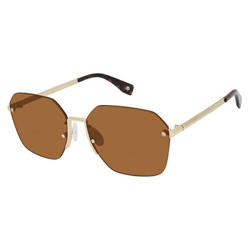 Brown Square Unisex Sunglasses THE CHOSEN/S 0MSY 58