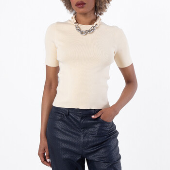 Chain-Link Detail Cardigan