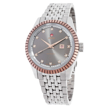 Automatic Diamond Grey Dial Ladies Watch R33102703