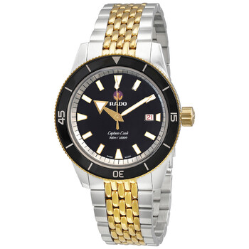Captain Cook Automatic Black Dial Men's Watch R32138153