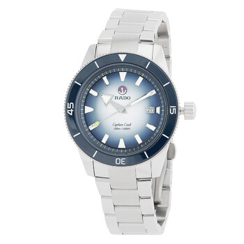 【特別価格】RADO Captain Cook Automatic Diamonds R32500703 Rado HyperChrome Captain Cook Automatic Diamond Silver Dial
