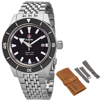 【特別価格】RADO Captain Cook Automatic Diamonds R32500703 Rado HyperChrome Captain Cook Automatic Diamond Silver Dial