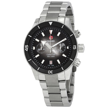 Captain Cook Chronograph Automatic Black Dial Men's Watch R32145158