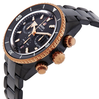 Captain Cook Chronograph Automatic Black Dial Watch R32190153