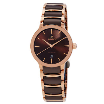 Centrix Automatic Brown Dial Ladies Watch R30019302