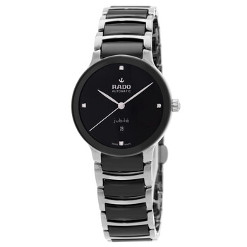Rado Centrix Diamonds Quartz Black Dial Ladies Watch