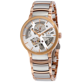 Centrix Automatic Silver Skeleton Dial Men's Watch R30181103
