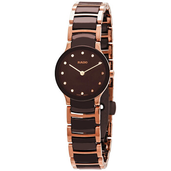 Centrix Brown Diamond Dial Ladies Watch R30190702