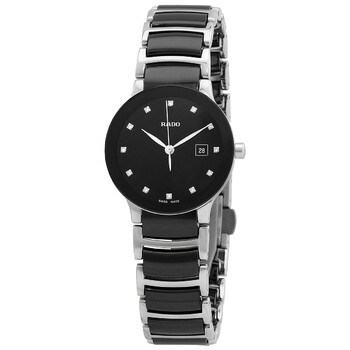 Centrix Diamonds Quartz Black Dial Ladies Watch R30935752 Centrix Diamonds Quartz Black Dial Ladies Watch R30935752