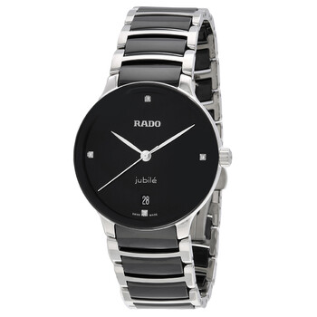 Centrix Quartz Diamond Black Dial Ladies Watch R30040712