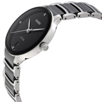 Centrix Quartz Diamond Black Dial Ladies Watch R30040712