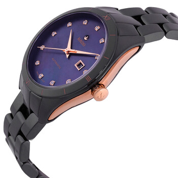 HyperChrome Automatic Diamond Black Dial Ladies Watch R32044902