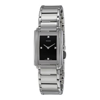 Integral Black Dial Stainless Steel Ladies Watch R20213713