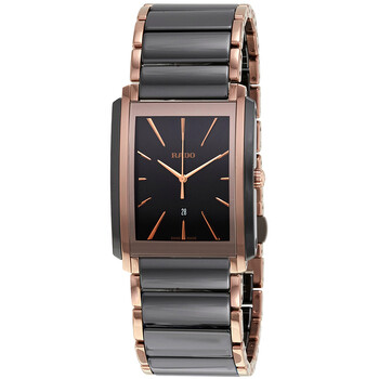 Integral L Black Dial Black Ceramic Men's Watch R20962152