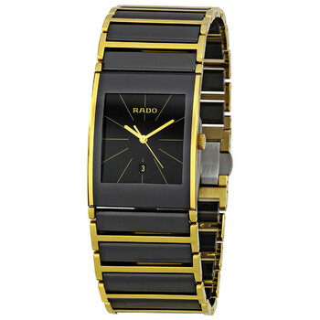 Integral Gold PVD Coated and Ceramic Men's Watch R20787162