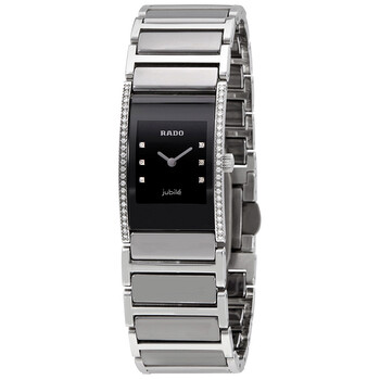 Integral Quartz Black Dial Stainless Steel And Black Ceramic Ladies Watch R20759759 Integral Quartz Black Dial Stainless Steel And Black Ceramic Ladies Watch R20759759
