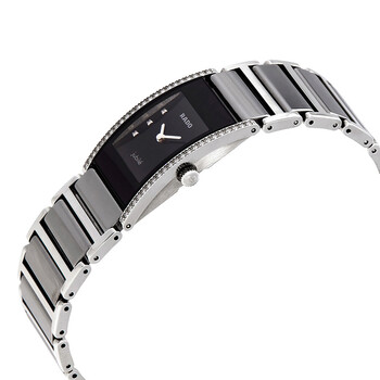 Integral Quartz Black Dial Stainless Steel And Black Ceramic Ladies Watch R20759759 Integral Quartz Black Dial Stainless Steel And Black Ceramic Ladies Watch R20759759