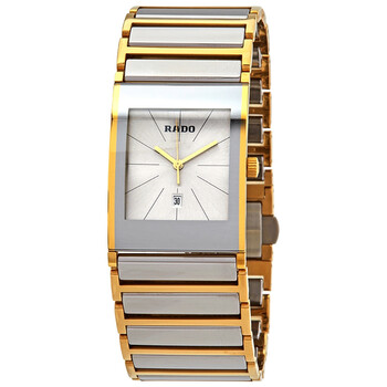 Integral Quartz Silver Dial Men's Two Tone Watch R20748112
