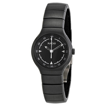 True Jubile Black Dial Black Ceramic Ladies Watch R27678162