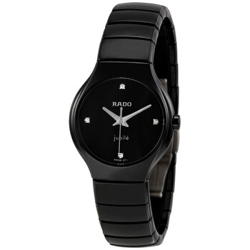 True Jubile Black Dial Ceramic Ladies Watch R27655712 True Jubile Black Dial Ceramic Ladies Watch R27655712