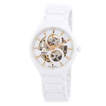 True Round Open Heart Automatic White Dial Unisex Watch R27115012