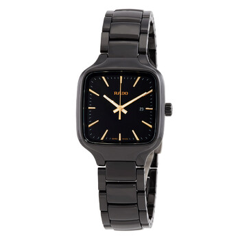 Rado True Square Quartz Black Dial Ladies Watch R27080172