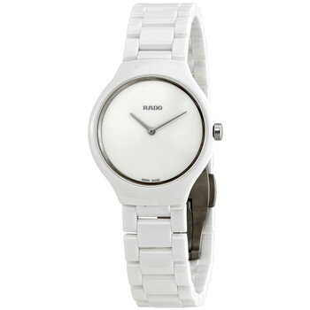 True Thinline White Dial White Ceramic Ladies Watch R27958022
