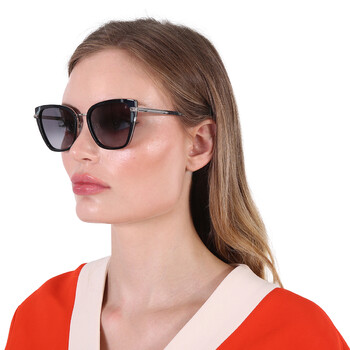 Grey Gradient Cat Eye Ladies Sunglasses RNB1057/G/S 0807/9O 56