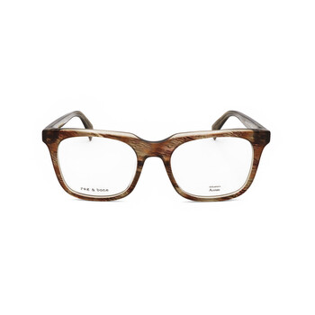Men's Brown Rectangular Eyeglass Frames RNB7064/G Men's Brown Rectangular Eyeglass Frames RNB7064/G