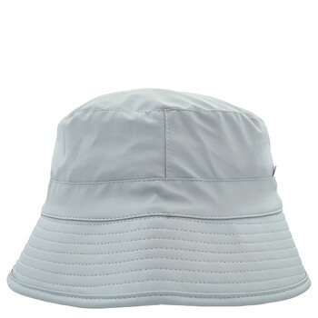 Burberry Ladies Black Logo Print Drawstring Fisherman Bucket
