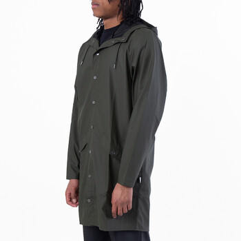 Green Lightweight Waterproof Long Jacket