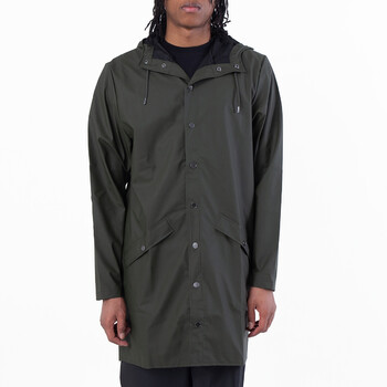 Green Lightweight Waterproof Long Jacket