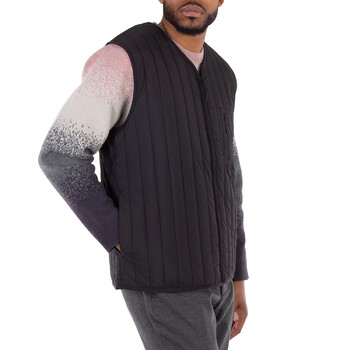 Men's Black Banja Quilted Liner Vest