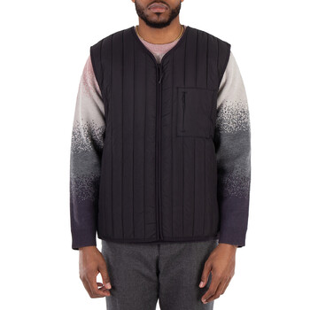 Men's Black Banja Quilted Liner Vest