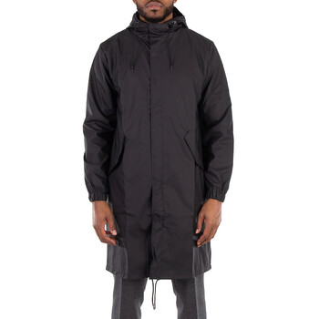 Men's Black Fishtail Raincoat Parka 18140 BLACK