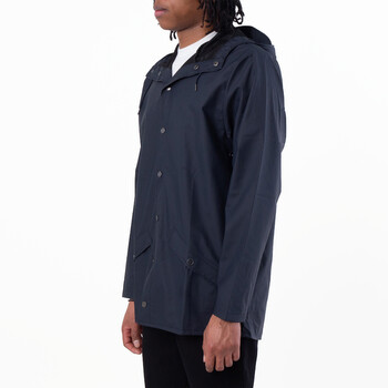 Navy Waterproof Hooded Rain Jacket